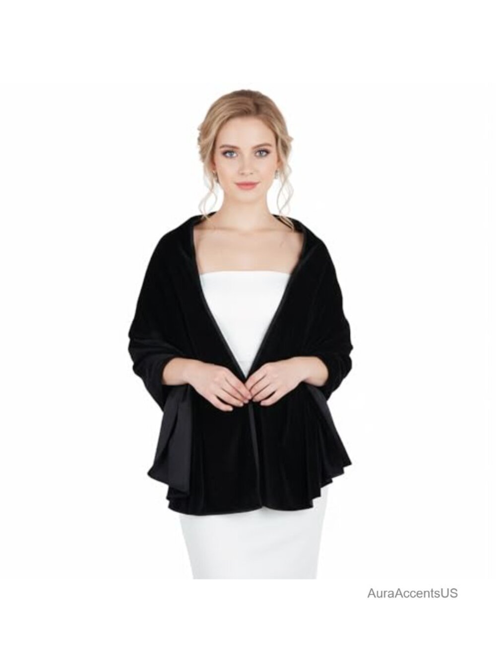 Velvet Shawl Wrap Scarf Women Bridal Bridesmaid Wedding Evening Wrap